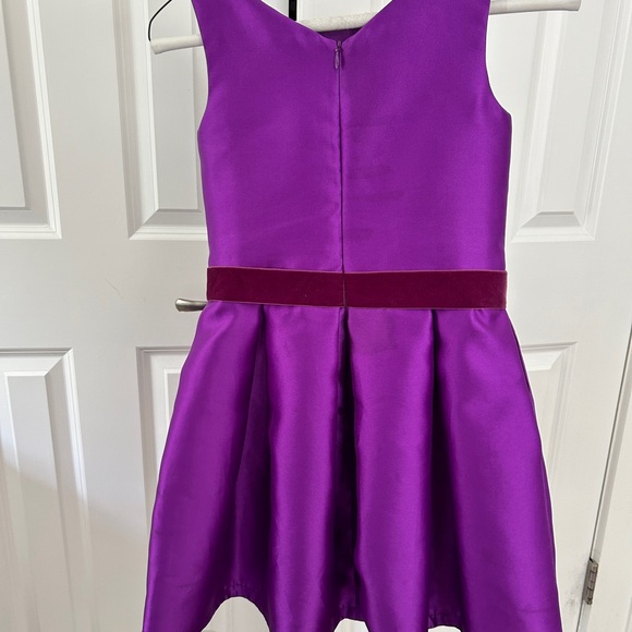 Zoe LTD girls kids fancy party dress jewel tone purple violet size 10 jeweled - Picture 5 of 11